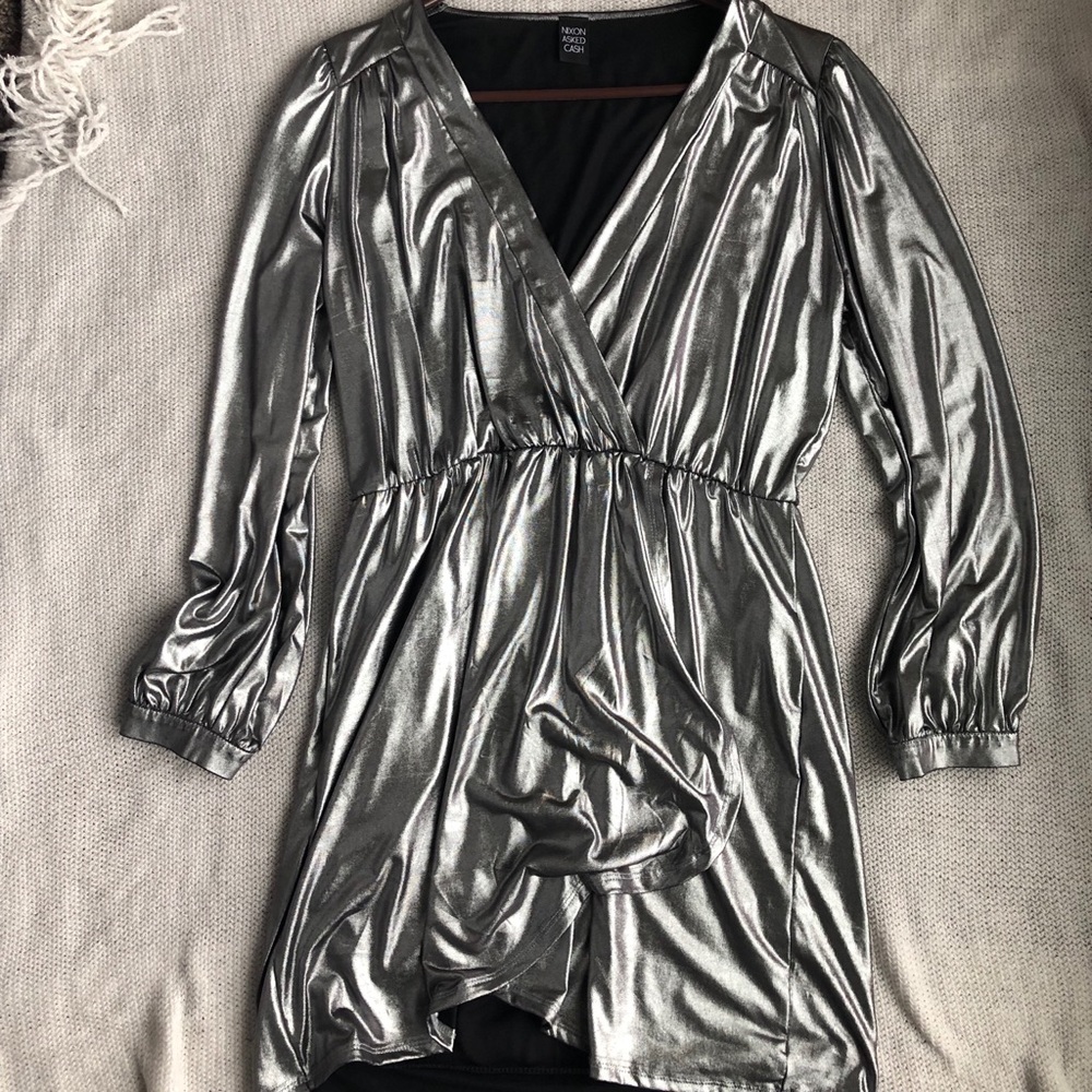 Silver Cocktail Dress